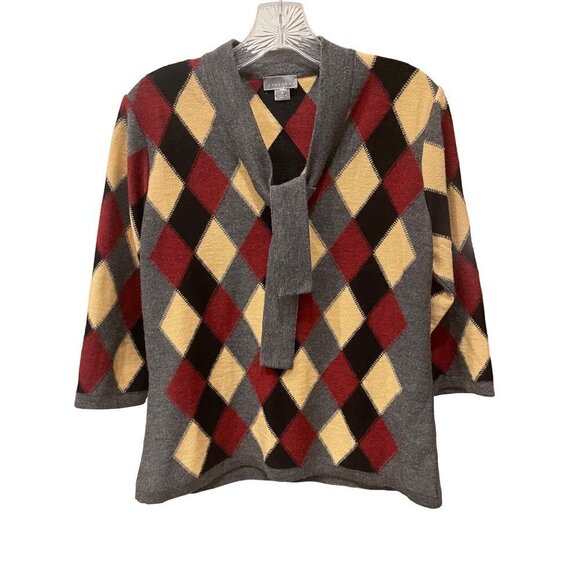 Talora womens merino wool sweater  medium 3/4 sleeve - Picture 1 of 6